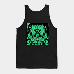 green dark nazgul ecopop in balrog dreams of the middle earth ecopop Tank Top